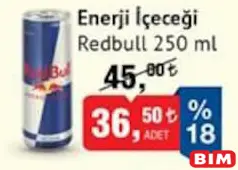 REDBULL ENERJİ İÇECEĞİ 250 ML REDBULL ENERJİ İÇECEĞİ 250 ML